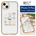 IIIIfit Clear サンリオキャラクターズ iPhone14 Plus クリアケース iPhone14 プラス スマホケース ケース キャラクター sanrio カバー iPhone 14plus ハードケース アイホン iphoneケース iphoneカバー アイフォン14プラスケース iphone14plus