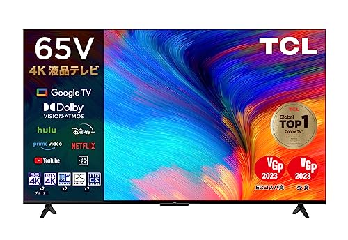 TCL 65V 4K վƥ ޡȥƥ 65P635 (Google TV) 4K塼ʡ¢ 2022ǯǥ