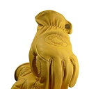 Caiman カイマン レザーグローブ(革手袋) ドライバー/ワーク/バイク Gold Sheep Grain(羊革)(S)