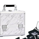 Hapilife プロ仕様 メイクボックス 大容量 コスメボックス 鏡付き 3段トレイ 化粧箱 ネイル収納 メイク道具 化粧品 収納ボックス 鍵