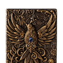 アンティークノート a5 日記帳 魔導書 魔法書 ノート 魔導書風ノート 洋書風 アンティーク (ゴールド)