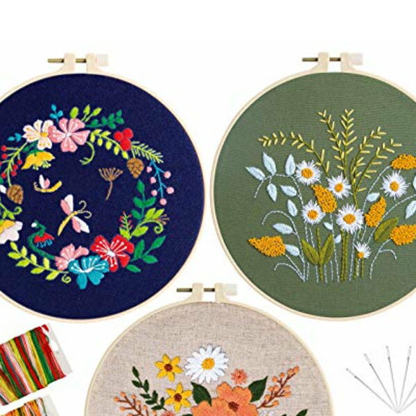 TuxFezug 刺繍キット 刺しゅう 手作り 刺繍セット DIY クロスステッチ 刺繍工具 ししゅうキット 初心者..