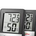 ThermoProサーモプロ 湿度計 温度計 温湿度計 温度湿度計 湿度計室内 室温計 デジタル アナログ 大画面 コンパクト 顔マーク 壁掛け