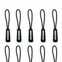 Loople ジッパープル 反射材付き ファスナー チャック 楽々 開閉 取り付け簡単 つかみやすい ノンスリップ ジッパータブ プルコード