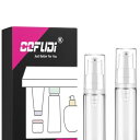 真空ボトル 10ml 2個入り ポンプボトル 透明真空乳剤ボトル ポンプタイプ エアレス プッシュボトル 旅行ボトル 小分けボトル 詰替え