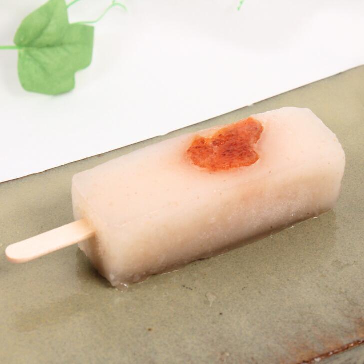 奈良のモノなら楽天市場店の葛あいすばー かき 70g 舟形家 名物 人気 柿 カキ アイスバー 冷凍 吉野葛 奈良｜アングル2