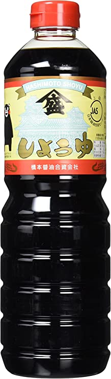 [橋本醤油] 醤油 上級濃口 金印 1000mL /醤油 かけ醤油 甘口醤油 調味料 煮炊き 熊本 たきもの