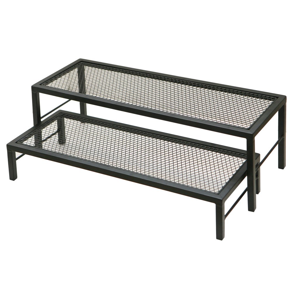 [ルームアンドホーム(roomnhome)] コベント植木鉢スタンド 2段セット (Sサイズ、Mサイズ) 園芸 プランターラック ベランダ フラワースタンド プランタースタンド フラワーラック ガーデニングラック