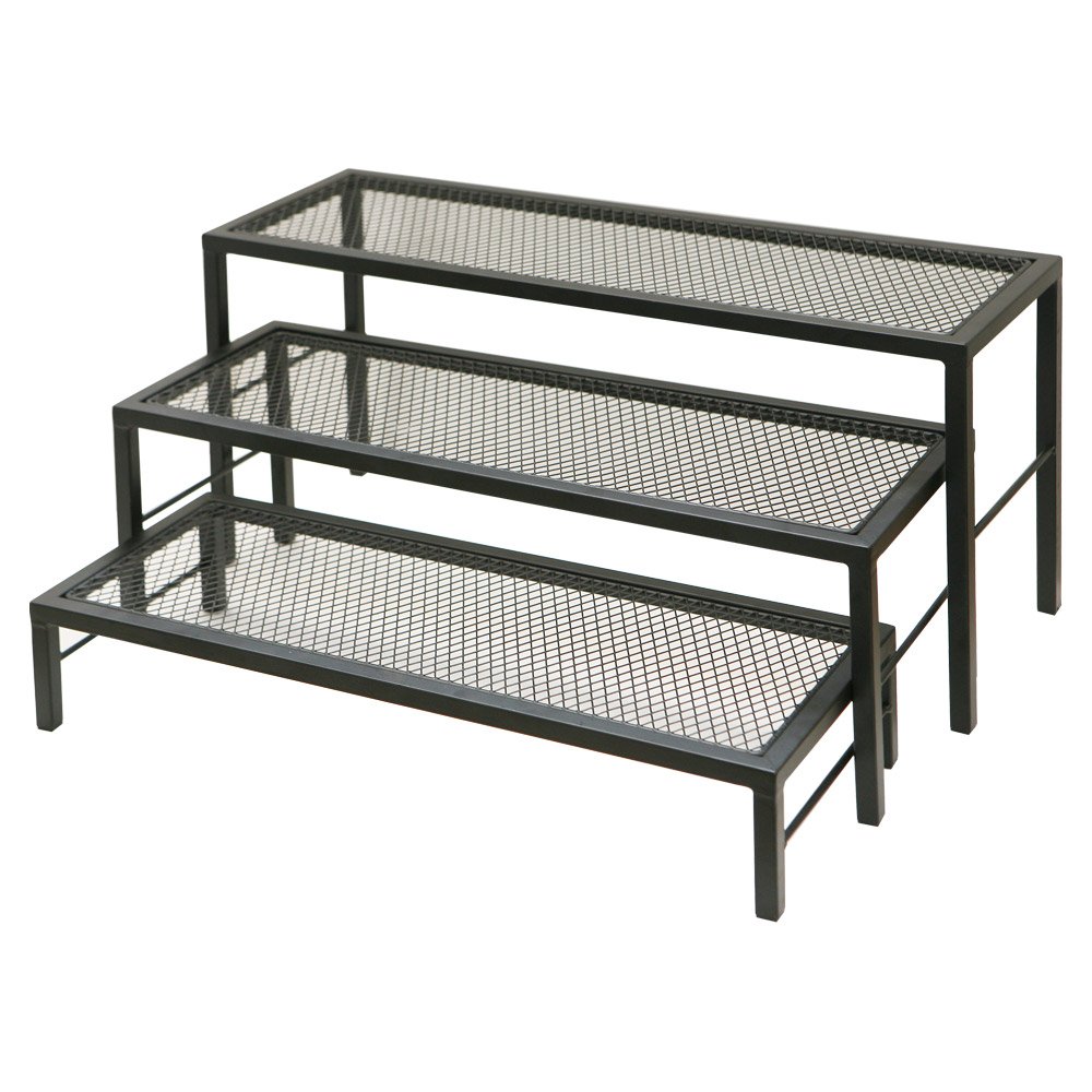 [ルームアンドホーム(roomnhome)] コベント植木鉢スタンド 3段セット(S、M、Lサイズ)/プランターラック/園芸/ガーデニング/庭/植物/花/ベランダ/オシャレ/お洒落/可愛い/インテリア/植木鉢ポット/家庭菜園/フラワースタンド/観葉植物/屋外/植木鉢スタンド/スタンド/収納/便利