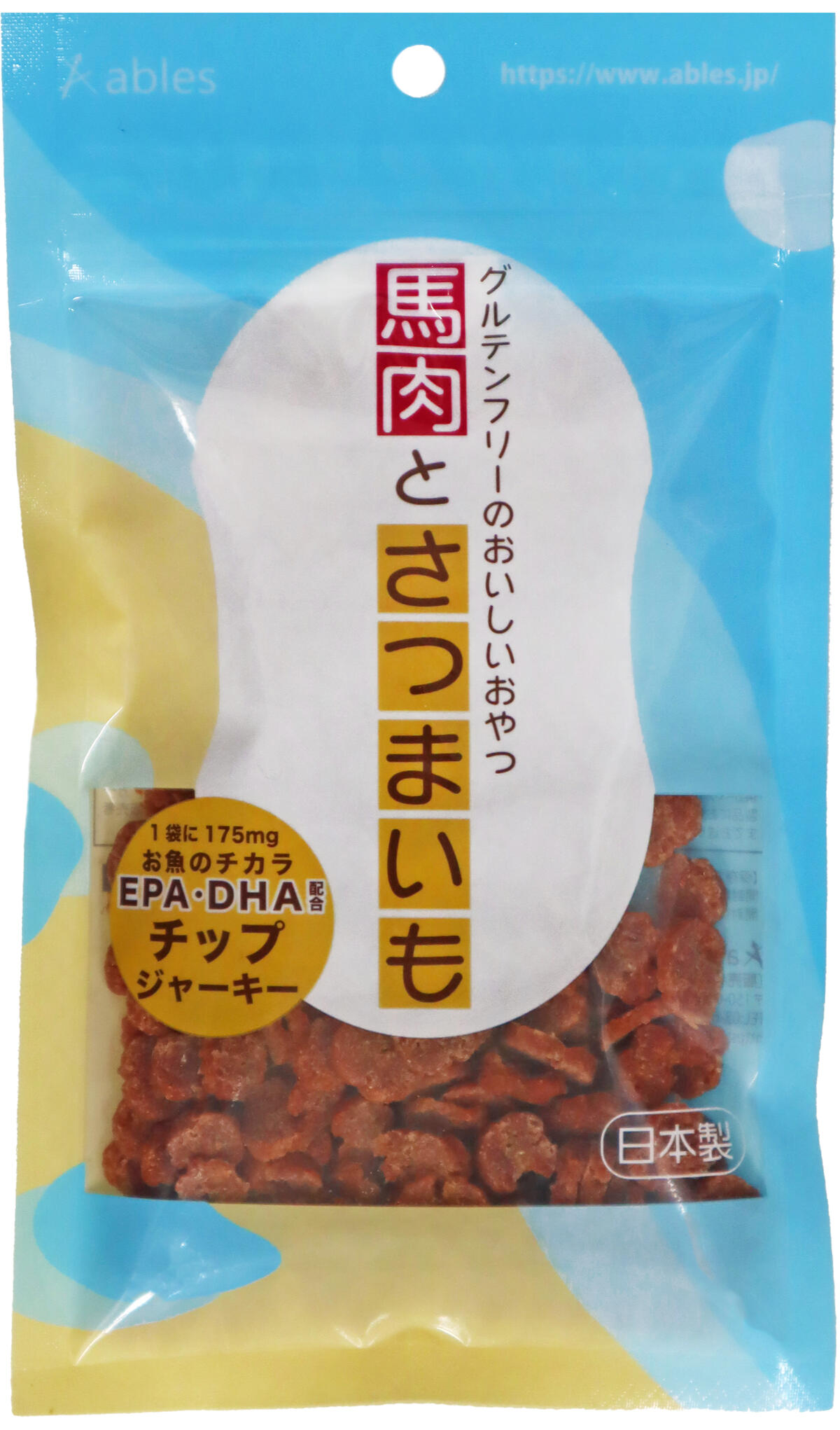 (株)国泰ジャパン 馬肉とさつまいもチップ 70g 犬用品 フード スナック