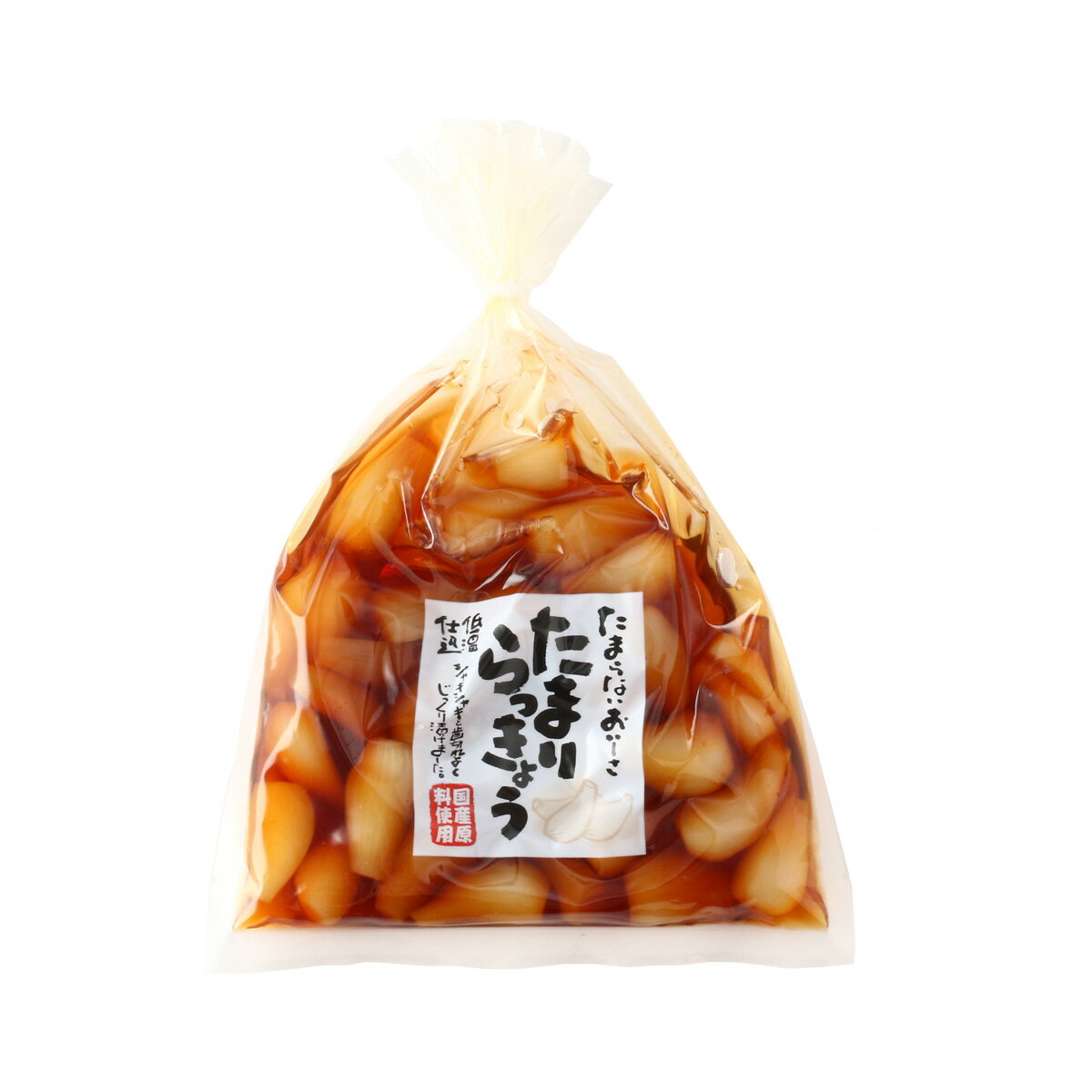 送料無料 [おばねや] らっきょうしょうゆ漬 たまりらっきょう 140g つけもの らっきょう ラッキョウ た..