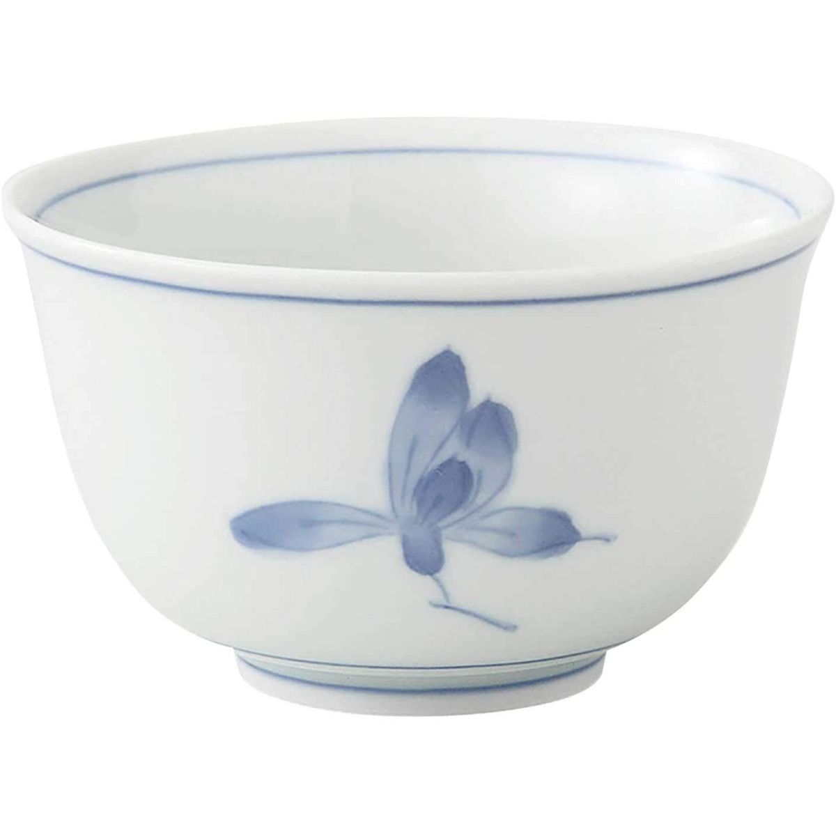 【10%OFF 楽天スーパーSALE限定】波佐見焼 湯呑み [浜陶] 煎茶 染付らん絵 / 波佐見 はさみやき 長崎 焼物 有田焼 伊万里焼 日本製 浜陶 hamato 食器 器 うつわ 和食器 湯呑 カップ 緑茶 お茶 煎茶 仙茶 手描き 染付