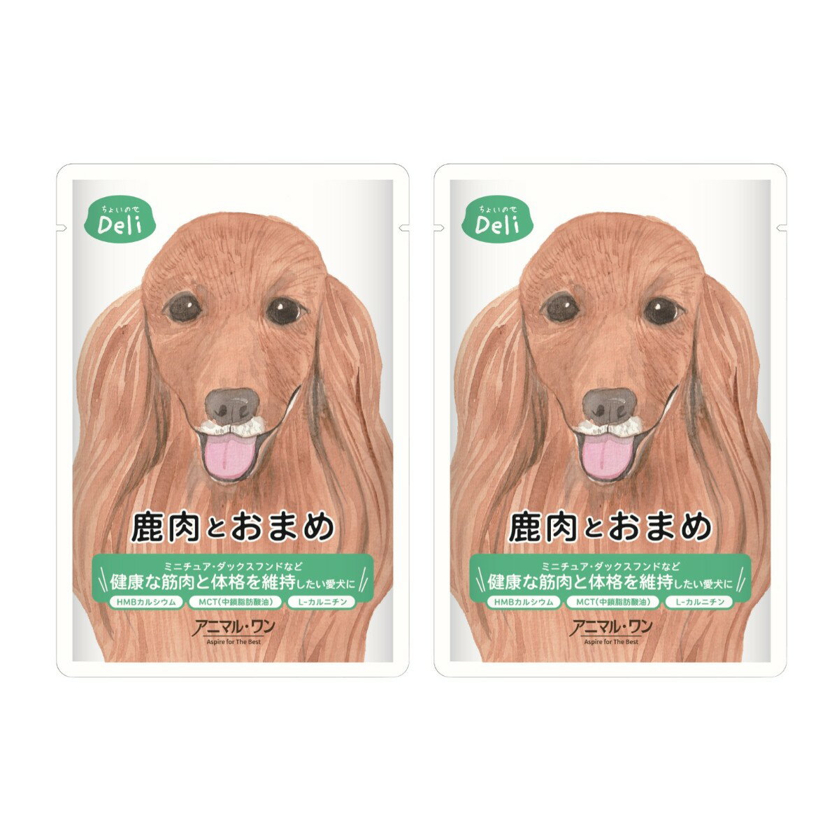 Rakuten - 【楽天スーパーセール 10%オフ】 [ベストアメニティ] ペットフード ちょいのせDeli 鹿肉とおまめ 60g×2個セット /ペットフード ドッグフード ペット用品 国産 トッピング 成犬用 犬用ごはん 健康 栄養 手軽 ミニチュア・ダックスフンド