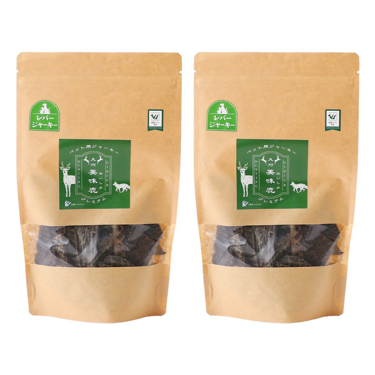 樂天商城 - [ライフソリューション] ペット用品 九州美味鹿 レバージャーキー 100g×2 /国産 大分県産 鹿肉 天然 レバー 無添加 犬猫用 ペット用 ジャーキー 国産ジビエ認証 おやつ 間食 高たんぱく 低カロリー ヘルシー ダイエット