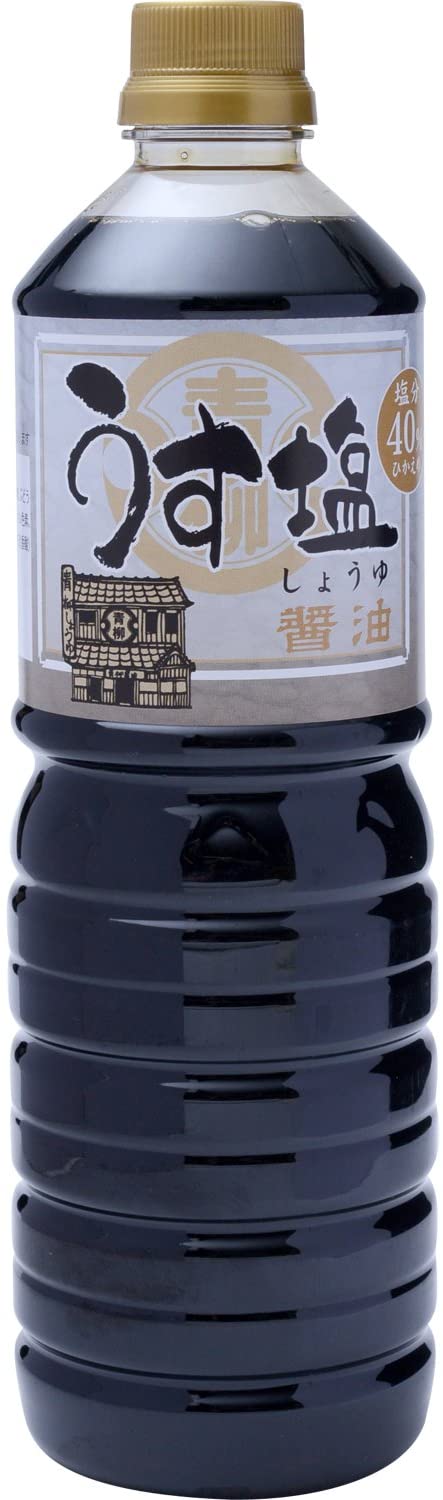 九州 福岡 こうじ 糀 こいくち しょうゆ だし 味噌 [青柳醤油] うす塩しょうゆ 1L