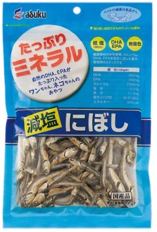 アスク asuku ペットフード 愛犬用おやつ [アスク] 減塩にぼし 100g