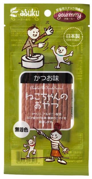 送料無料 グルーミー アスク asuku ペットフード 愛猫用おやつ [アスク] gourmmy ねこちゃんのおやつ かつお味 20g