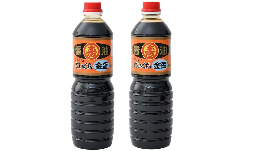 [山内本店] 醤油 マルジュ こいくち 金盃 1000ml×2本セット /九州 熊本県 菊池 菊陽 老舗 醸造元