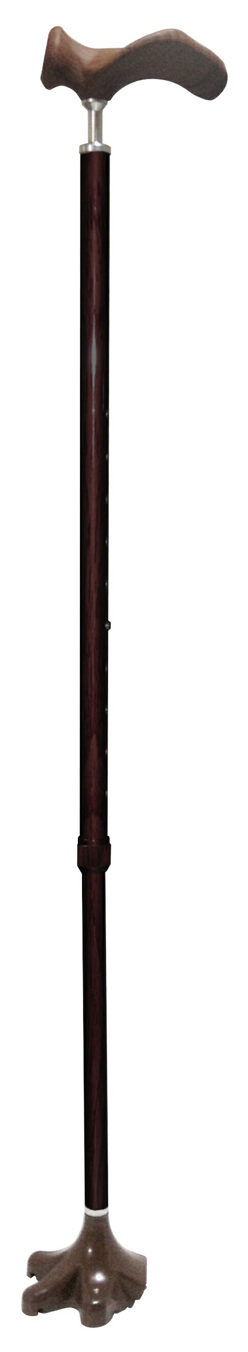 【10%OFF 楽天スーパーSALE限定】[ケアリング] つえ ケアリングステッキ 杖 軽量 自立式 長さ10段階調..