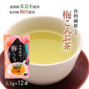 送料無料 [日東食品工業] 梅こんぶ茶 食物繊維入り 梅こんぶ茶 27.6g(2.3g×12本)/こんぶ/昆布/真昆布/道南/北海道/食物繊維/梅/梅こんぶ/紀州/梅肉/梅干し/うめぼし/しいたけ/椎茸/旨味/香り/ぎゅっと/閉じ込めた