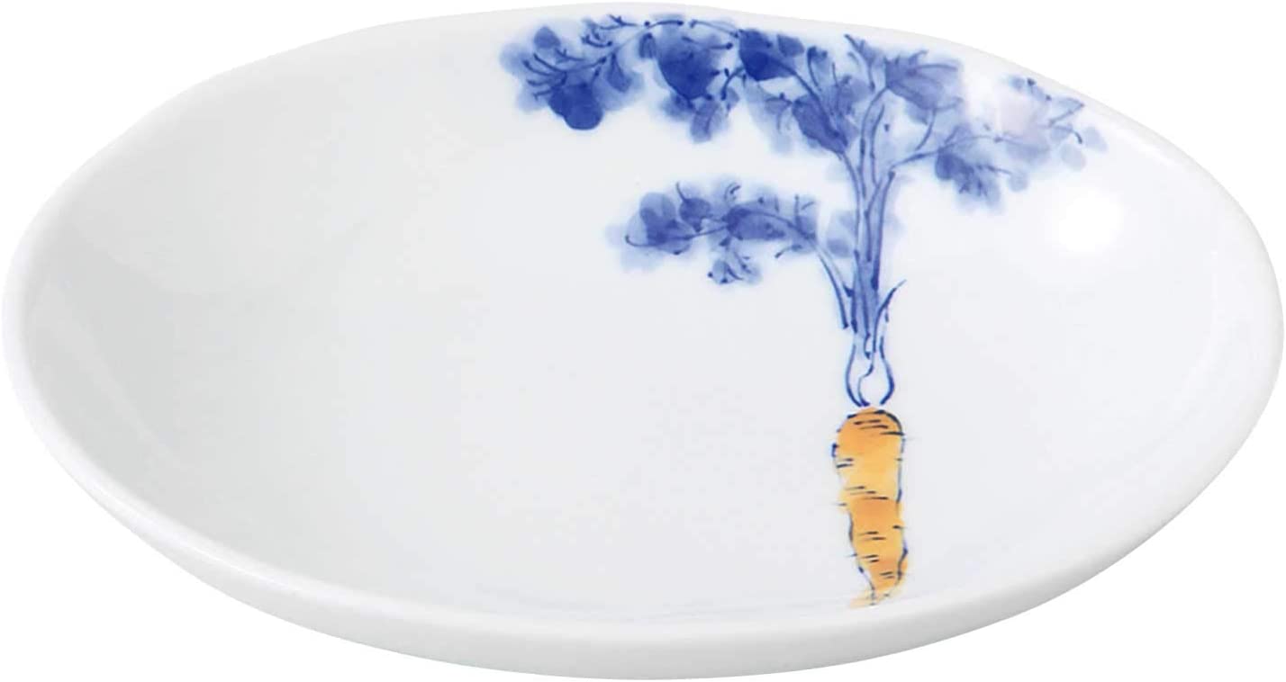 【30%OFF 楽天スーパーSALE限定】波佐見焼 皿・プレート [浜陶] 小皿 楕円取皿 にんじん / 波佐見焼 波..