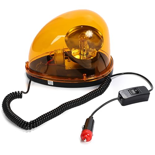 車用 LED 回転灯 非常灯 警告灯 シガーソケット タイプ マグネット パトランプ 工場 工事現場 建設現場..