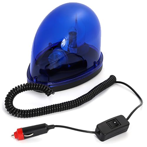 車用 LED 回転灯 非常灯 警告灯 シガーソケット タイプ マグネット パトランプ 工場 工事現場 建設現場..