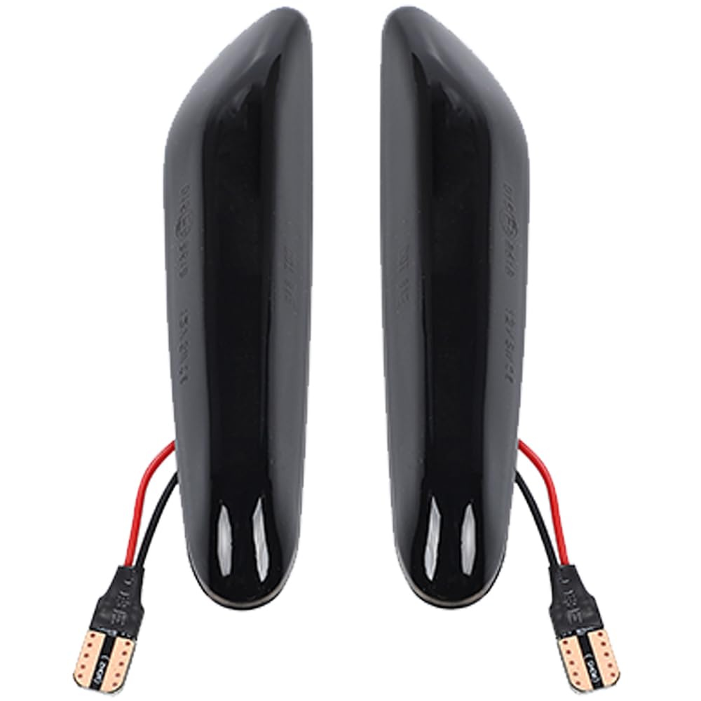 BMW サイドマーカー シーケンシャル E60 E61 E81 E82 E83 E84 E90 流星 ウインカー 社外品 汎用 (スモークレンズ)