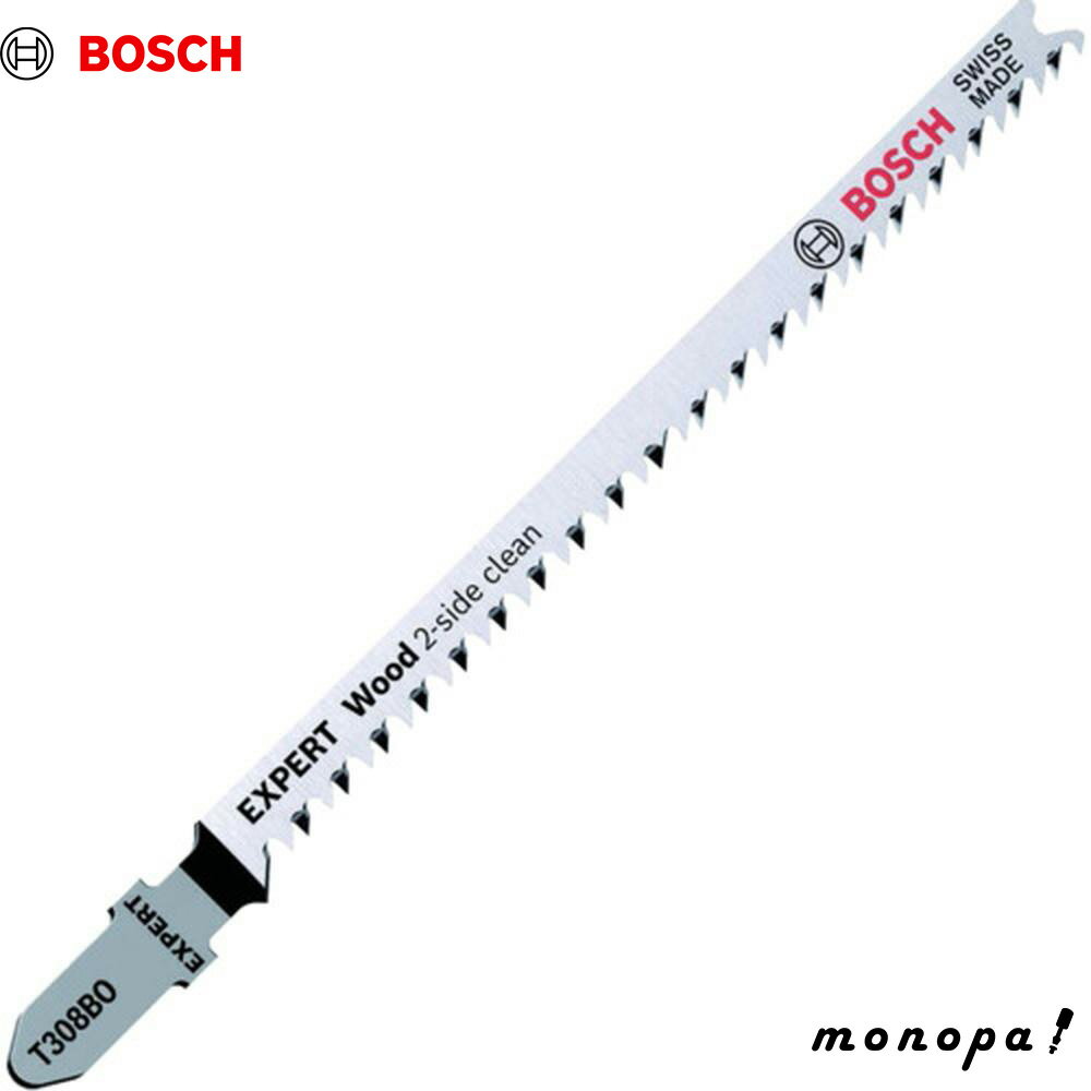 ボッシュ ジグソーブレード 炭素工具鋼 木工用 超仕上げ曲線切り用 T308BO 2608900555 替刃