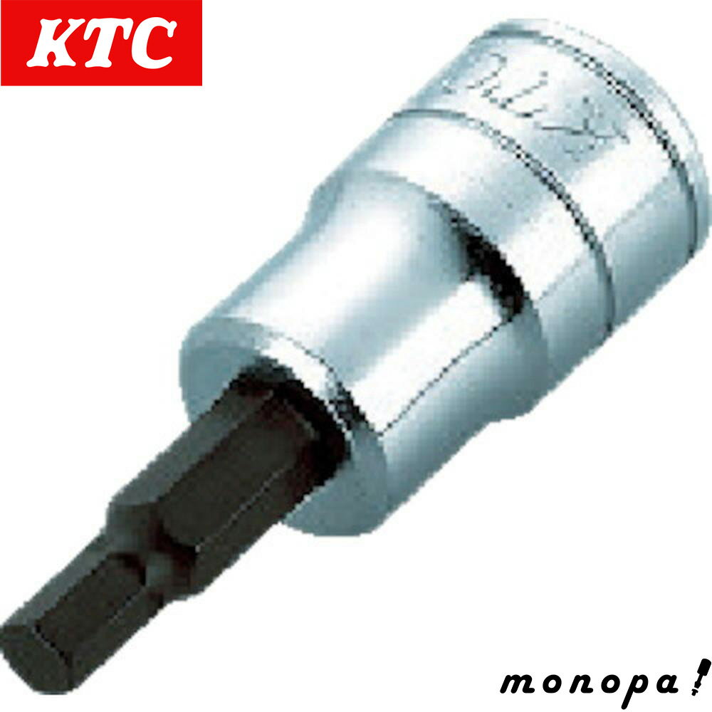 KTC 京都機械工具 9.5mm 3/8インチ ショートヘキサゴン ビットソケット 1/4インチ BT314S