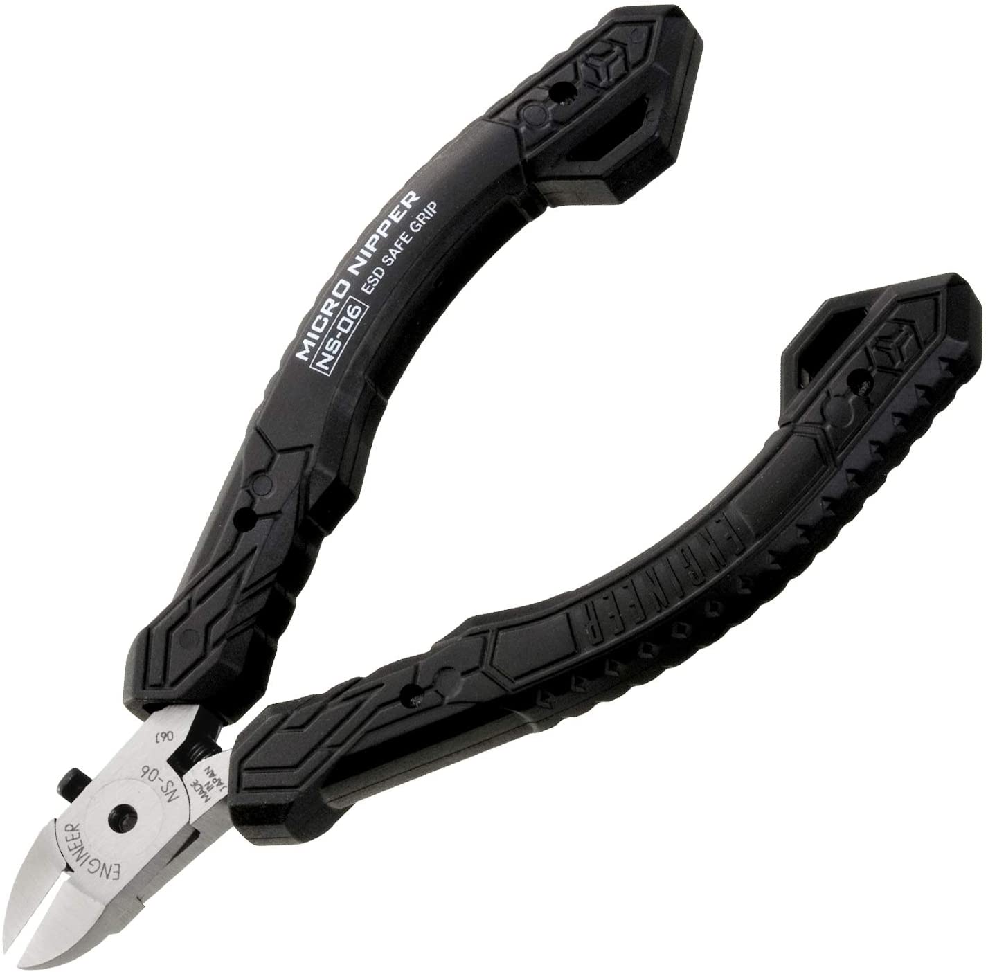 【11/20~ ポイントアップ】 エンジニア ENGINEER マイクロニッパー 112 スリム型 NS-06 ESD 静電気対策 DIY 工具 手作業 小型 軽作業 ホビー 工作