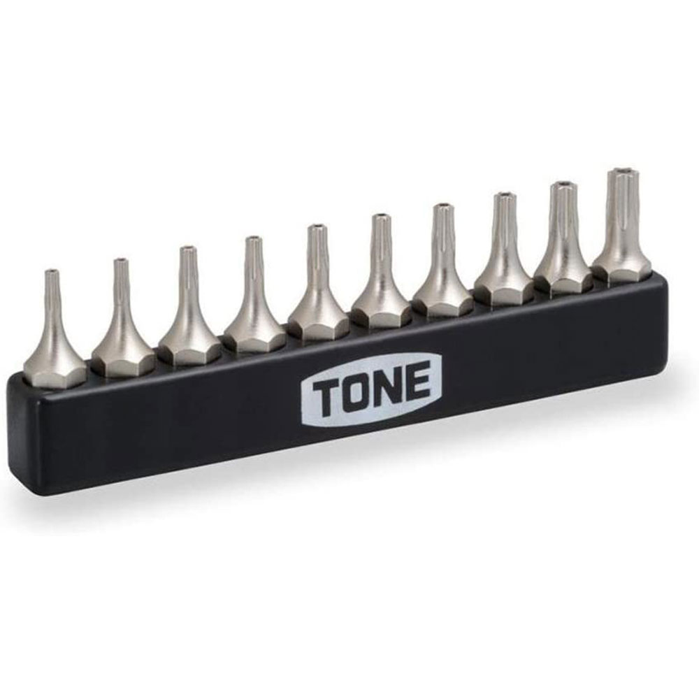 トネ TONE T型トルクスビットセット(いじり防止タイプ) BTTH10S