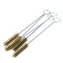 【抽選で100%ポイントバック 6/27 1時まで】 真鍮 チューブブラシ Φ14.3mm 5本セット 送料無料 ワイヤーブラシ M-WBS-14 柔らかい サ...