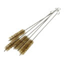 【抽選で100%ポイントバック 6/27 1時まで】 真鍮 チューブブラシ Φ16.0mm 5本セット 送料無料 ワイヤーブラシ M-WBS-16 柔らかい サ...