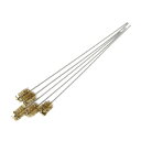 【抽選で最大100%ポイントバック エントリー受付中】 真鍮 チューブブラシ Φ16.0mm ロングタイプ 5本セット 送料無料 ワイヤーブラシ M-WBSL-...