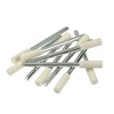 【3%OFFクーポン配布中 6/15まで】 軸付フェルト 円筒 4mm ソフト (10本入) 送料無料