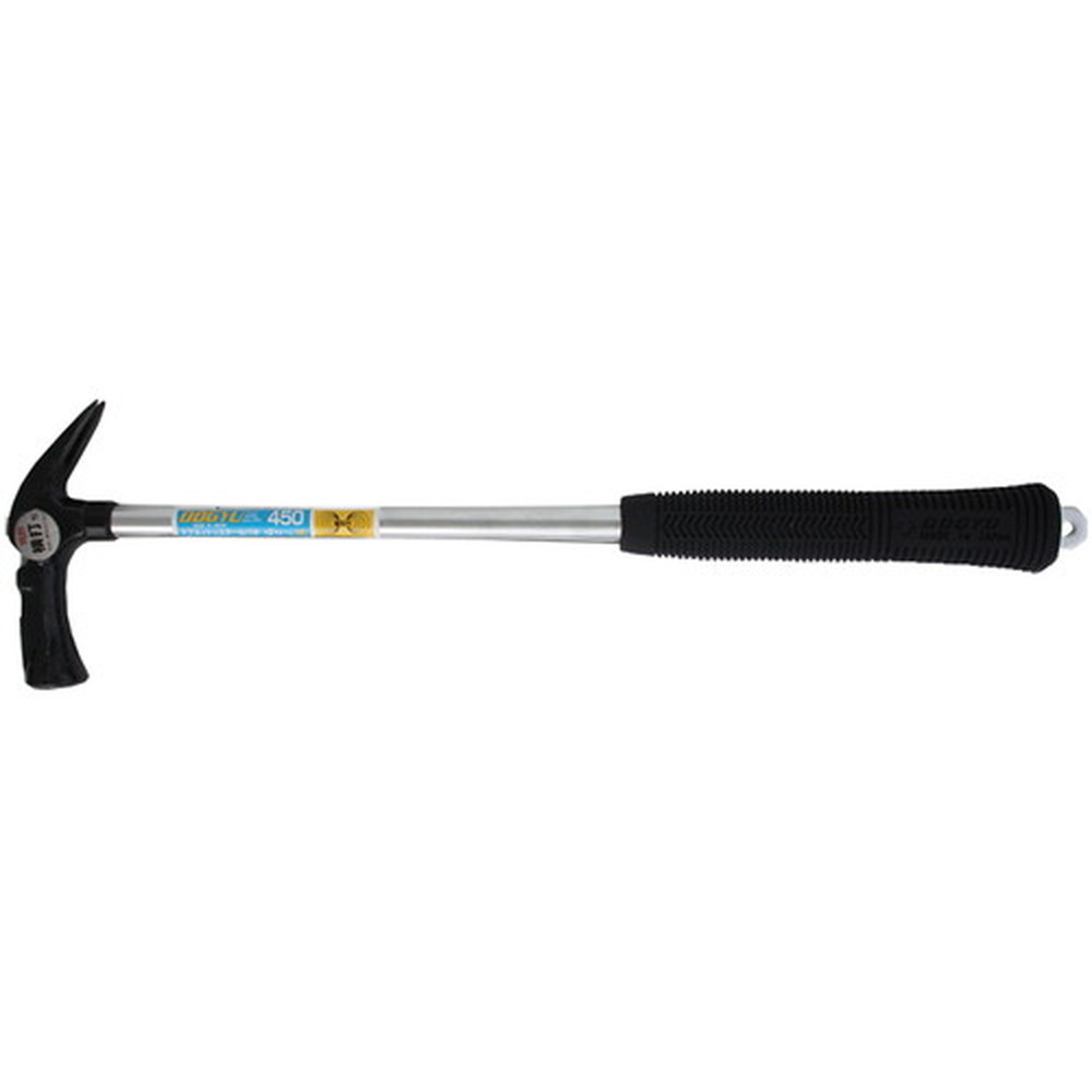 【2点以上購入で5%OFFクーポン 11/12~11/16】 DOGYU 仮枠ハンマー スチールパネ450 小無 マグネット付き 01777