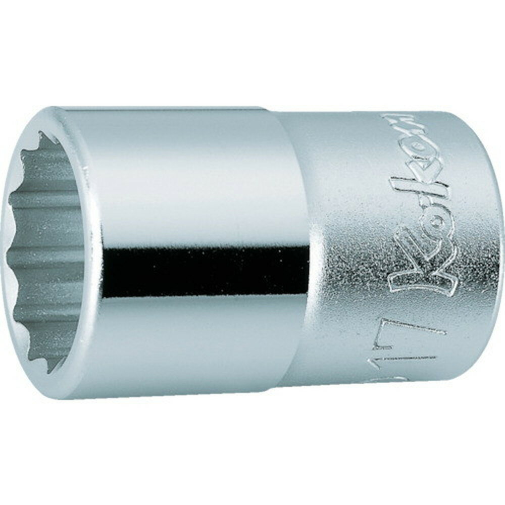 【ポイント3倍 11/30~12/1】 Ko-ken 12角ソケット 対辺24 差込角12．7 全長42 4405M-24