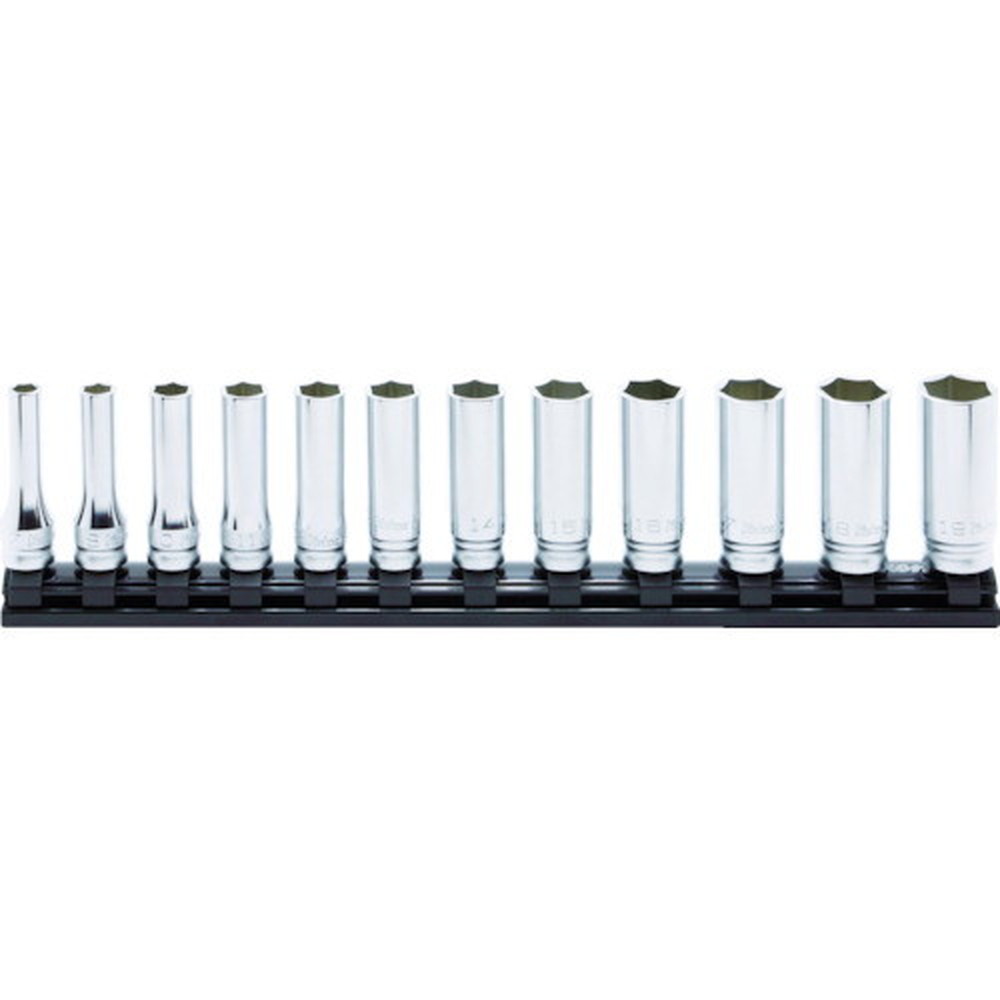 【1000円OFFクーポン配布中 11/18~11/27】 Ko-ken Z−EAL6角ディープソケットレールセット 12ヶ組 RS330..