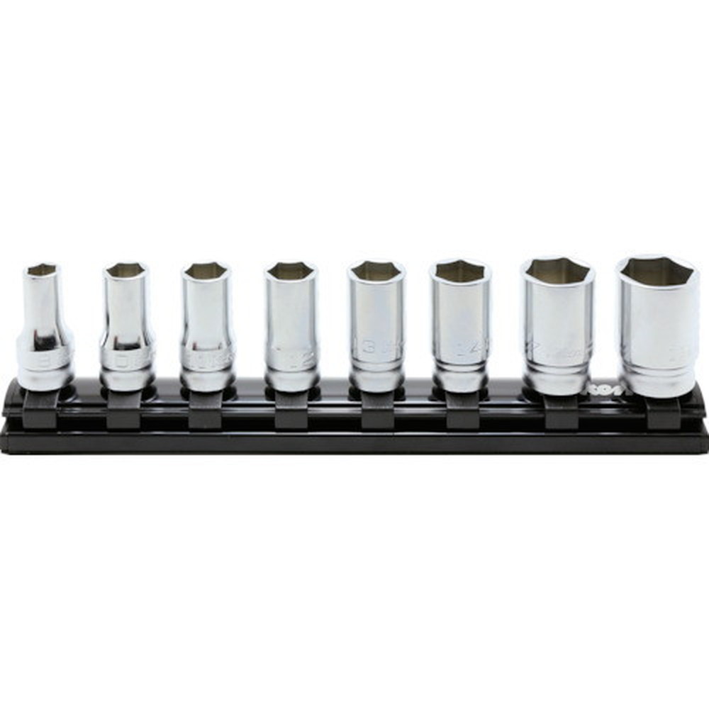 【500円OFFクーポン配布中 11/30~12/1】 Ko-ken 9．5mm差込 Z-EALセミディープソケットレールセット12ヶ組 RS3300XZ-12