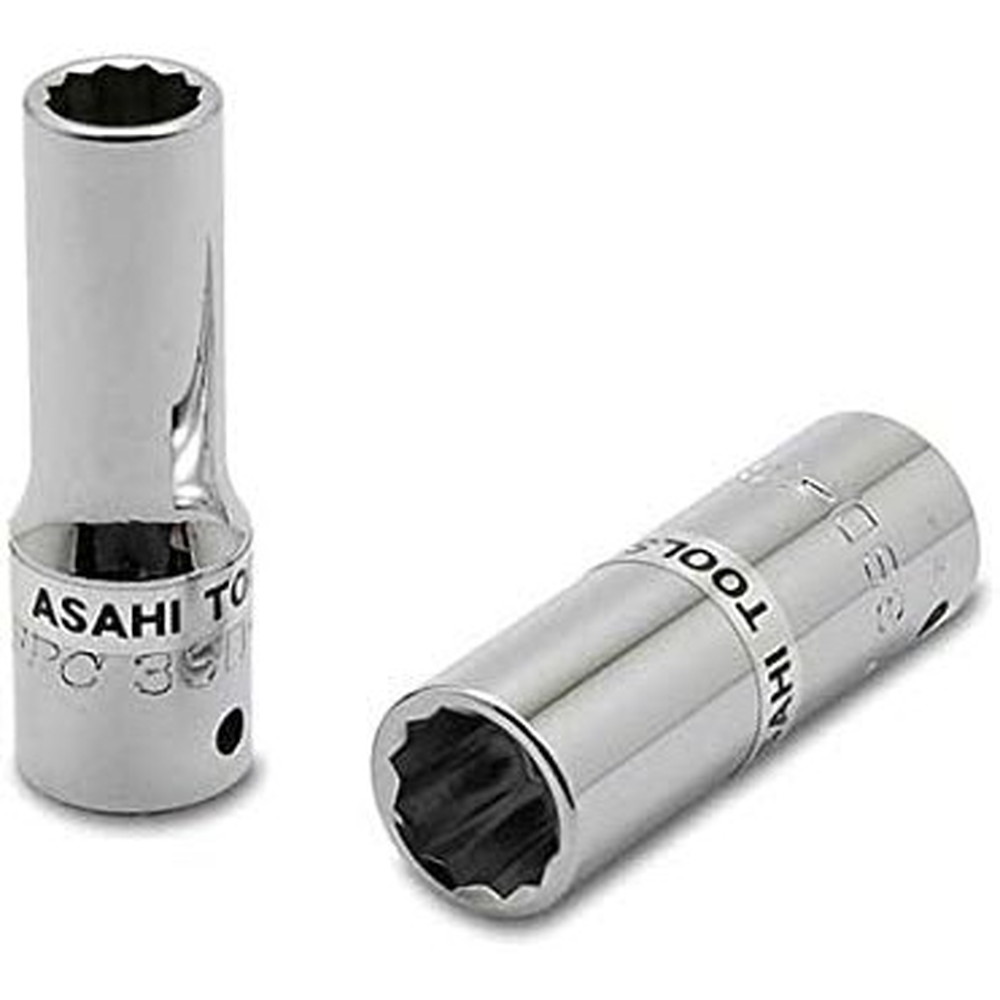 ASH 旭金属工業 12角ディープソケット9.5□x11mm VK3110 DIY 工具 整備 車 バイク 整備 メンテナンス ソケット工具