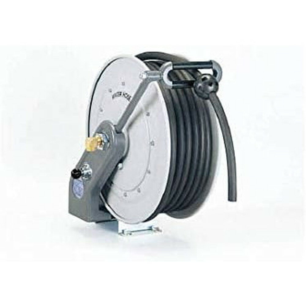 【1/9 20時〜 抽選で最大100%ポイントバック】 ハタヤ HATAYA NWLC-P104 水用ホースリール 自動巻 屋外用 10m 内径12.7mm 外径19mm 塩化ビニール