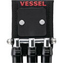 【抽選で最大100%ポイントバック エントリー受付中】 ベッセル VESSEL クイックキャッチャー 3連ビットホルダー マグネット付き ブラック QB-10M...