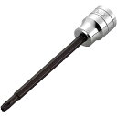 【抽選で最大100%ポイントバック エントリー受付中】 KTC 京都機械工具 12.7mm 1/2インチ ロングT型 いじり止め トルクス ビットソケット T3...