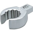 【100円OFFクーポン配布中 5/16まで】 KTC 京都機械工具 9X12差込 ヘッド交換式プレセット型トルクレンチ用 クローフット交換ヘッド 19mm G...