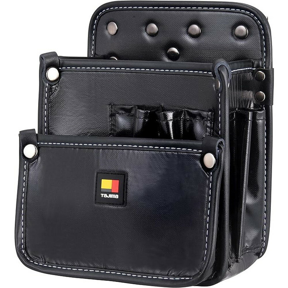 【抽選で最大100%ポイントバック エントリー受付中】 タジマ TJMデザイン セフシステム 着脱式腰袋 電工2段大 水気に強い高密度ナイロン SFKBN-DK2L 着脱楽々 ベルトに後から装着可能 腰道具の組み換えが簡単 使う道具だけを選んで装着 腰の負担軽減 工具の落下防止