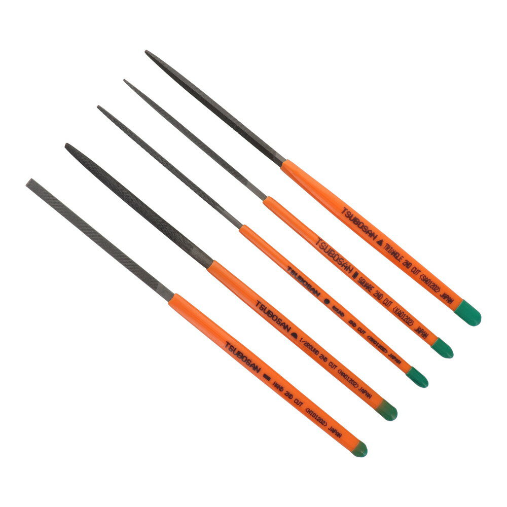 【抽選で最大100%ポイントバック 7/1限定】 三共コーポレーション ツボサン 細工用ヤスリ5種セット 12型 ST-08 342563