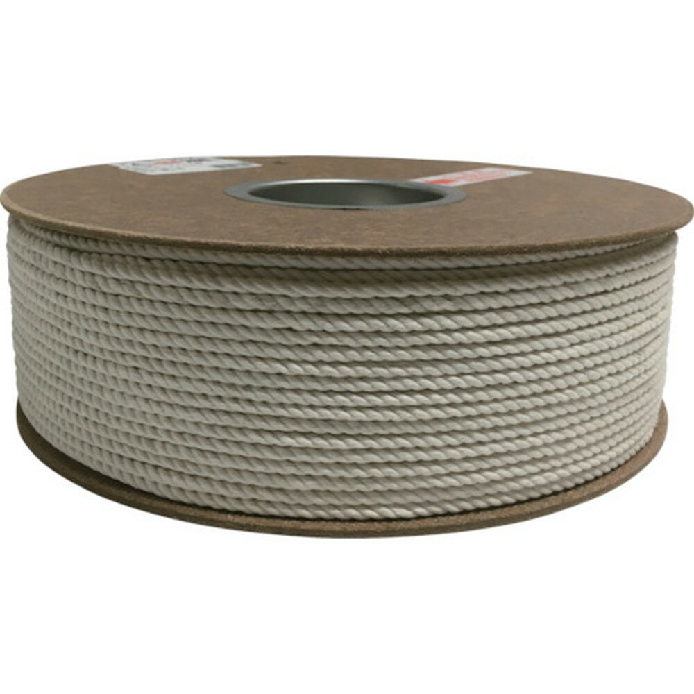 【200円OFFクーポン配布中 11/18~11/27】 ユタカメイク 綿ロープドラム巻 4φ×200m PRC-8 荷造り 梱包 固定 作業用 DIY