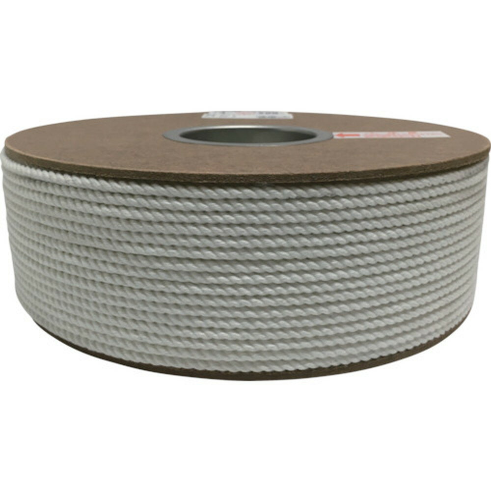 【ポイント2倍 11/28~11/29】 ユタカメイク ポリエステルロープドラム巻 4φ×200m PRS-8 荷造り 梱包 固定 作業用 DIY