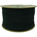 【ポイント2倍 7/28まで】 ユタカメイク タイトゴムロープドラム巻 4.5mm×200m ブラック PRT-20